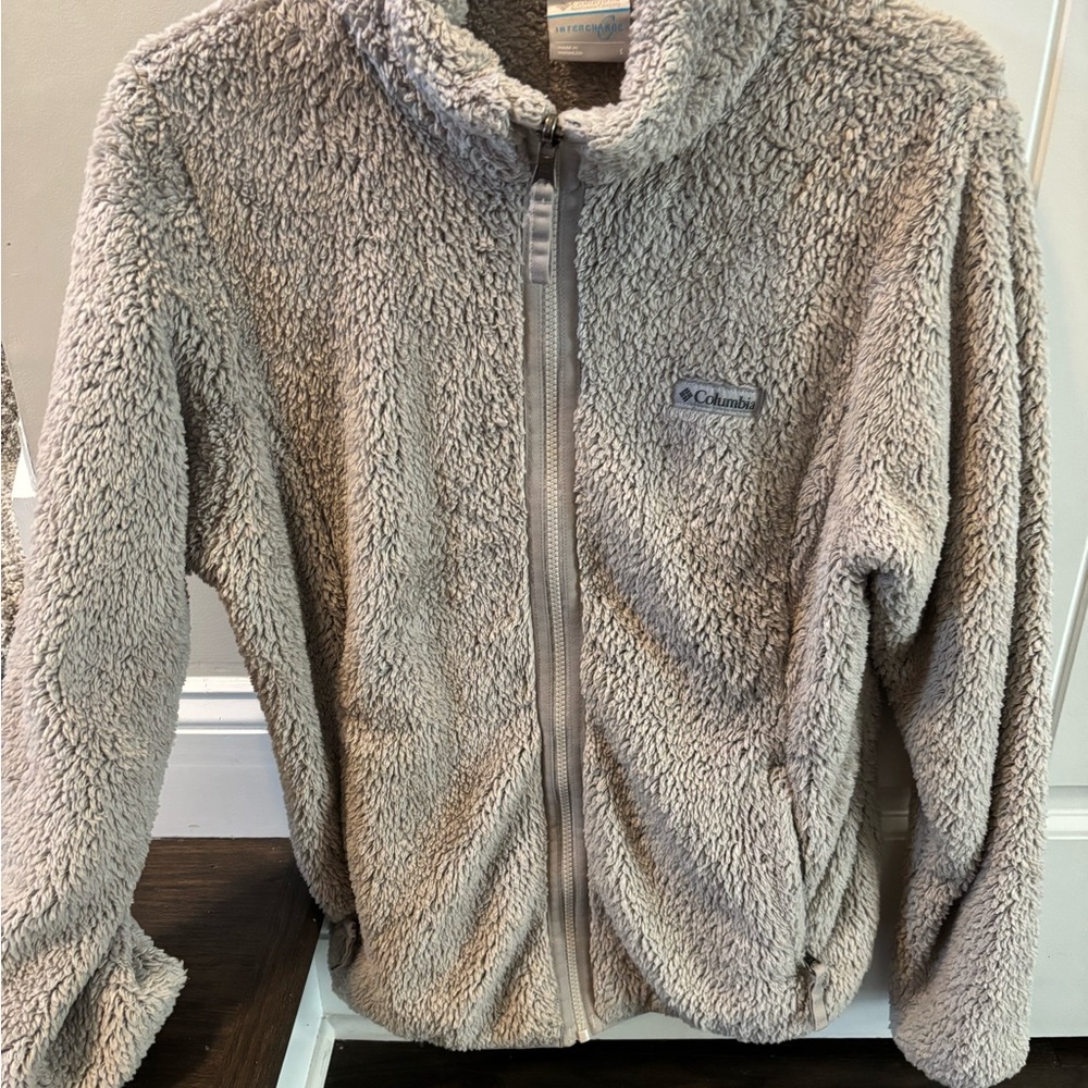 Columbia ladies Super soft grey  Fleece Jacket